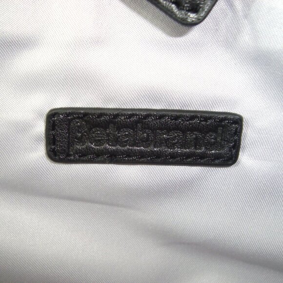 Betabrand Black Leather and Canvas Bag Overnight Tote Duffle Super Quality - Picture 2 of 16